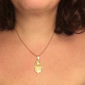 Hamsa necklace
